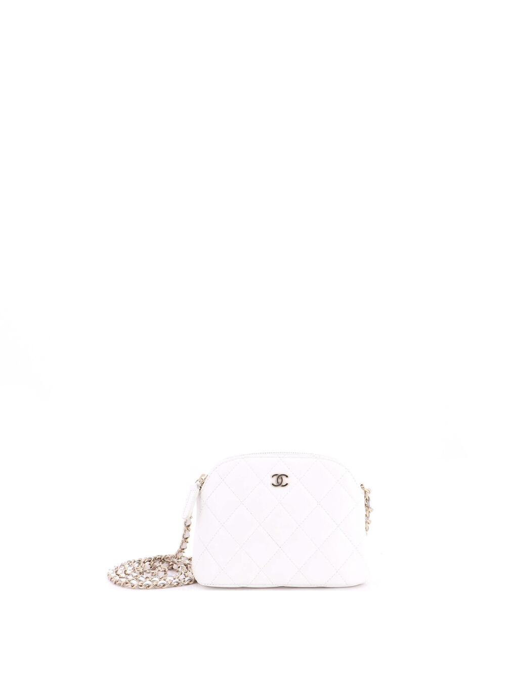 Chanel Cc Dome Zip Clutch With Chain #269197C38B